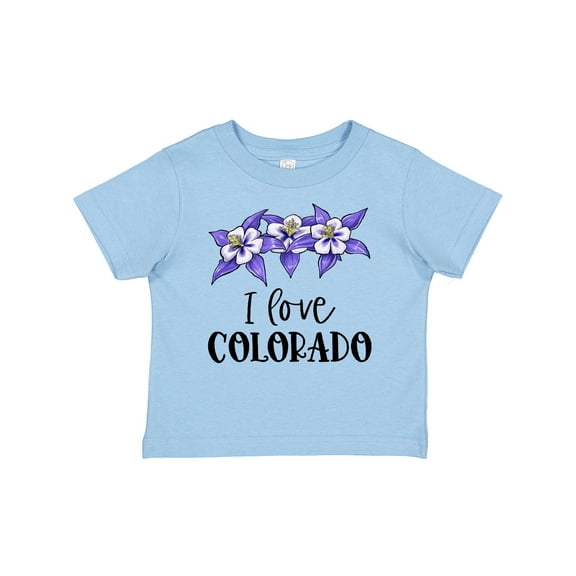 Inktastic I Love Colorado Columbine Flowers Boys or Girls Baby T-Shirt