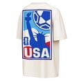 thumbnail image 3 of Men's Outerstuff  Cream USMNT Post Card Oversized T-Shirt, 3 of 3