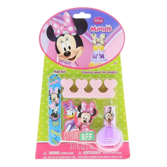 4 Piece Minnie Mouse Complete Nail Kit Set