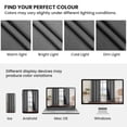 thumbnail image 4 of JIATER Blackout Curtains Set of 2 Panels for Bedroom Living Room 42 x 63 in,Thermal Insulated Room Darkening Blackout Curtains with Grommet,Dark Gray, 4 of 7