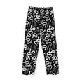 thumbnail image 5 of Goofa Hand Drawn Snake Printed Soft Pajama Pants for Men, Wide Leg Comfy Casual Lounge Yoga Pants-Small, 5 of 9