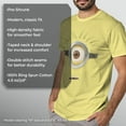 thumbnail image 6 of Men's Despicable Me Minions Shocked Face Minion Carl Big Face Graphic Tee Banana Small, 6 of 8