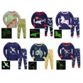 thumbnail image 3 of Pijamas para niños bebé 3-8 pijamas de algodón de hilo de manga larga para niños ropa de hogar ropa de aire acondicionado, 3 of 5