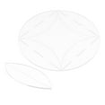 thumbnail image 1 of AMLESO Gabarit de Courtepointe Transparent Cercle Outil de Mosaïque Acrylique Réutilisable Gabarit de Courtepointe 10 Pouces, 1 of 8
