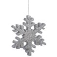 thumbnail image 1 of Vickerman L134407 Ornement Flocon de Neige Pailleté Argenté pour Extérieur - 8 Po., 1 of 1