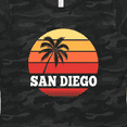 thumbnail image 4 of Inktastic San Diego California Vacation Retro Sunset Women's T-Shirt, 4 of 5