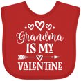 thumbnail image 3 of Inktastic Grandma is My Valentine Boys or Girls Baby Bib, 3 of 4