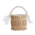 thumbnail image 3 of Tnarru Wedding Basket Trendy Decorative with Handle for Restaurant Cafe Anniversary, 3 of 8