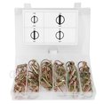 thumbnail image 2 of Fugacal 50 Pcs Lynch Pin Fastener Assortment Kit For Boat Bike Tractor L - Pins Trailer, 2 of 8