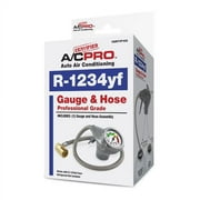 A/C Pro Certified A/C Pro Recharge Gauge and Hose - XL Gauge - For R-1234yf, 1 each, sold by each