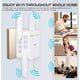 thumbnail image 4 of Extensor de rango WiFi, amplificador de repetidor de señal inalámbrica de 1200Mbps, expansor de doble banda 2.4G y 5G, 4 antenas Cobertura completa de 360 ° Xemadio CZDZ-XM38, 4 of 7