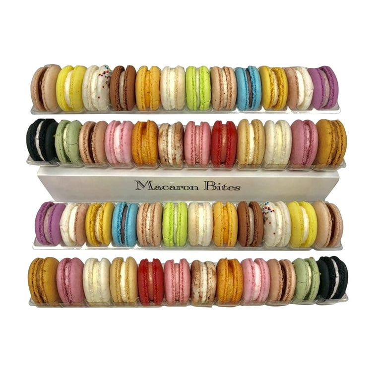 Macaron Bites French Macarons Cookies Assortment, 48 Count