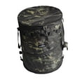 thumbnail image 1 of Camping Trash Can Foldable Portable 13 Gallon with Zippered Lid for Camping Recycling Green, 1 of 7