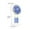 C, variant on FEOLGEHLY Portable Handheld Fan, Rechargeable Mini Personal USB Cooling Fan for Home Bedroom, Quiet Small Desktop Desk Fan, Single Speed Five Blades Fan for Office Outdoor Daily Use