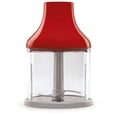 thumbnail image 3 of SMEG Batidora de inmersión de mano con vaso de precipitados, tazón para cortar con tapa, batidor de alambre, 5 controles de velocidad, hecha con cuchillas de acero inoxidable y diseño ergonómico (rojo, 3 of 5