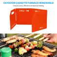 thumbnail image 3 of LJNYFDC Foldable Camping Windscreen Foldable Windshield with Storage Smooth Edge Reusable Outdoor Cooker Burner Wind, 3 of 7