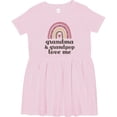 thumbnail image 3 of Inktastic Grandma and Grandpop Rainbow for Girls Girls Toddler Dress, 3 of 5