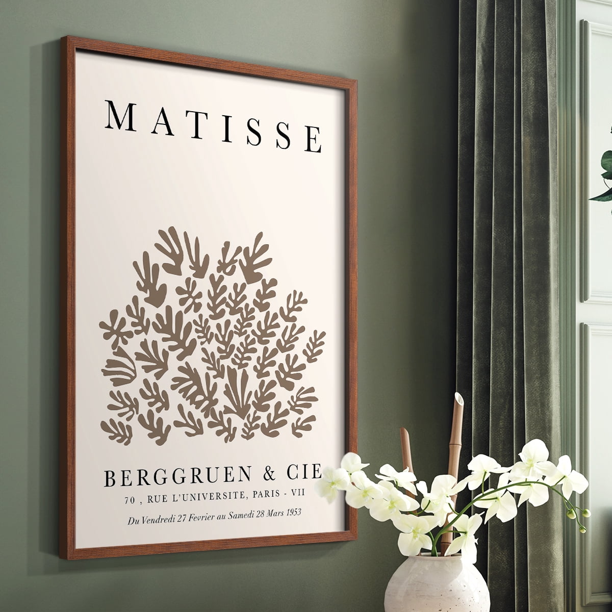 Matisse CCXXI in Solid Wood 11 x 14 Framed Print