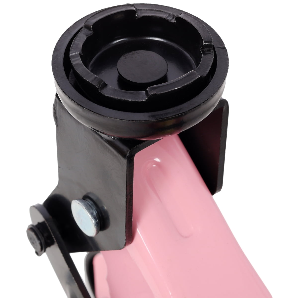 LuckyNote 1.5 Ton Low Profile Floor Jack with Case, Pink Hydraulic Car Jack, 5“-11.8” Lift Range & 3300 lbs Capacity for Cars, SUVs