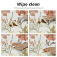 thumbnail image 4 of RUIYC Watercolor Floral Leaf Round Tablecloth Rustic Flowers Print Spring Summer Waterproof Table Cover Decoration for Party, Picnic, Tabletop, Dining Room, Indoor and, 4 of 7