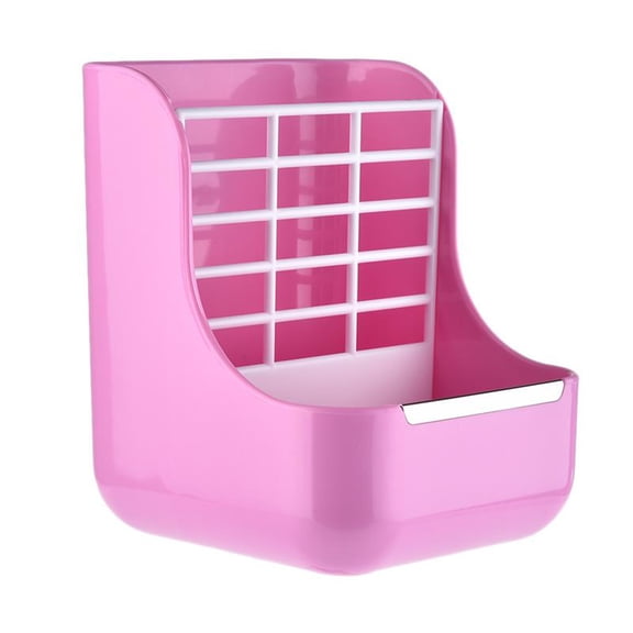 2 in 1 Rabbit Guinea Pig Chinchilla Hay Grass Feeder Rack Pet Food Feeding Bowl