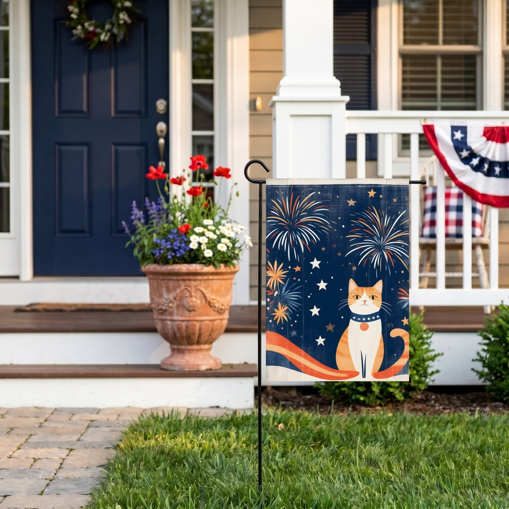 American Garden Flag 250 Years the 4th of July Large 28x40" Home Flag Outdoor American Flag Decor