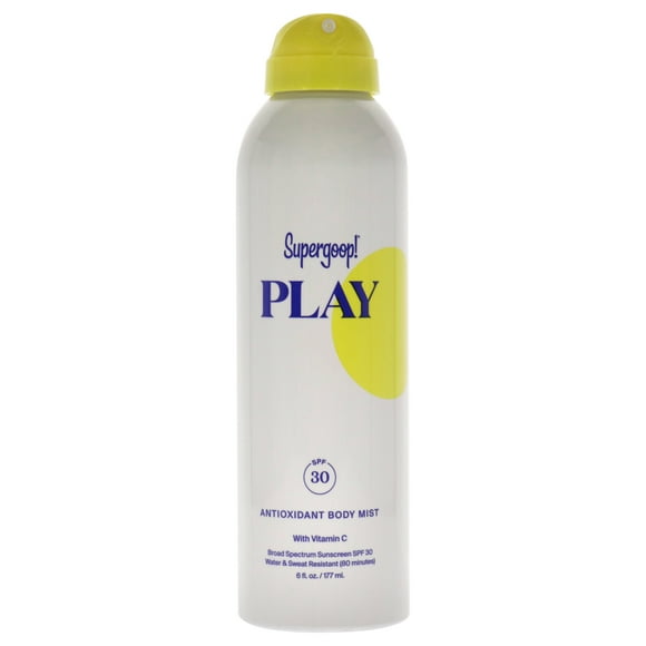 Bruma Corporal Supergoop PLAY Antioxidant Body Mist SPF 30 con vitamina C 6 oz