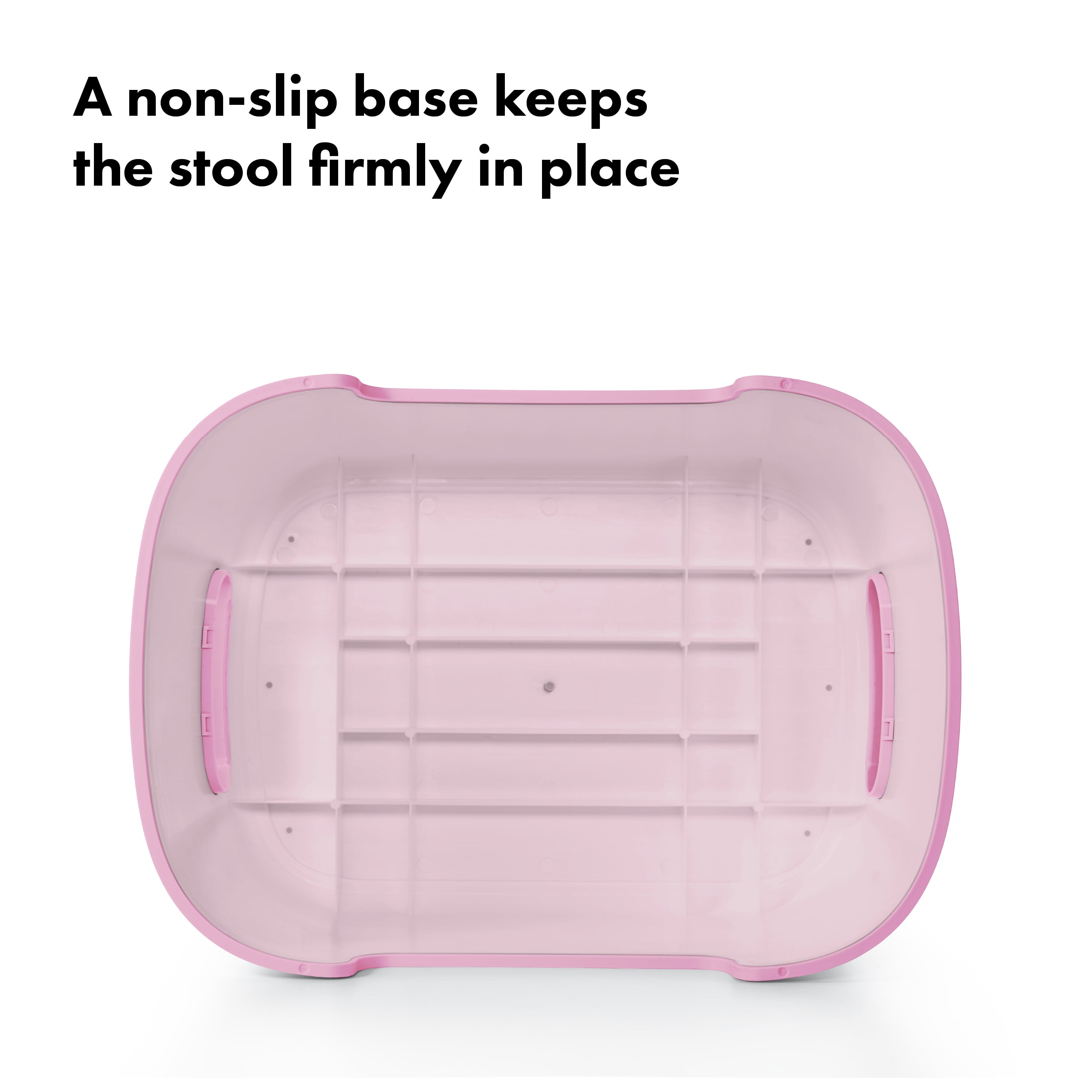 OXO Tot Anti-Slip Step Stool, Blossom, Supports Up to 200 lbs, Toddler & Kids Use