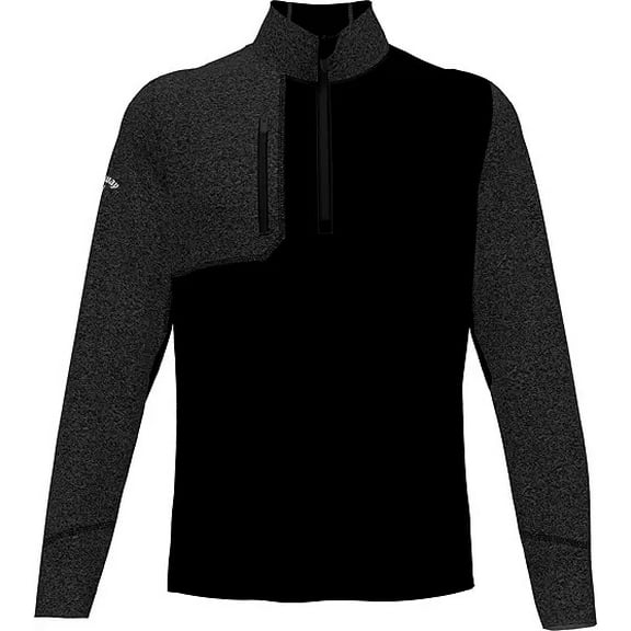 Callaway Golf Lightweight Aquapel 1/2 Zip Black Heather Small