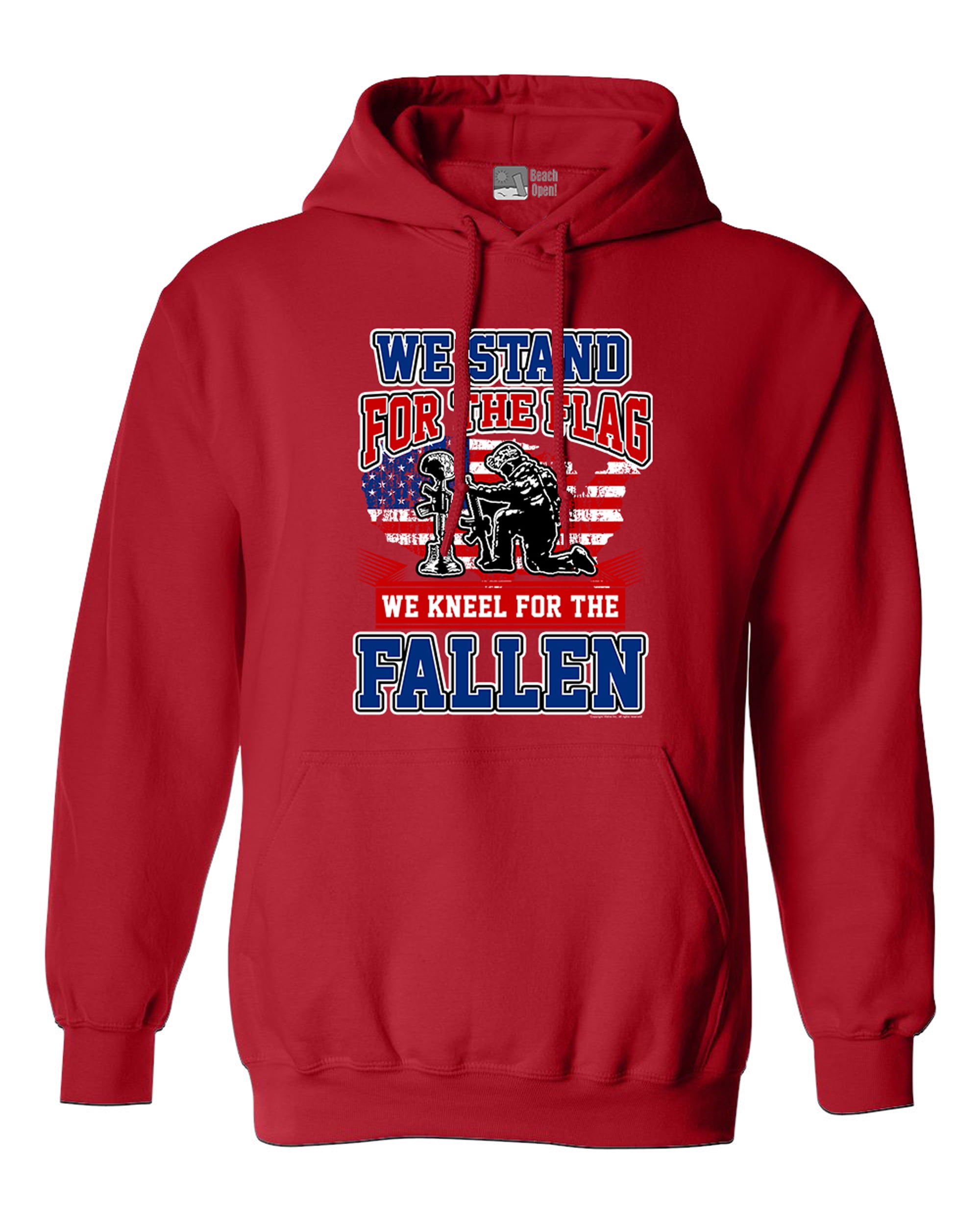 A I Stand For The Flag Kneel For The Fallen Patriotic DT Crewneck Sweatshirt 