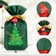 thumbnail image 4 of Bolsas de regalo de tela Mistorri para regalos de Navidad, 6 unidades, color verde, 4 of 8