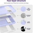 thumbnail image 3 of Designed for Pixel 8 Pro Case, [Military-Grade Drop Protection][Anti-Scratch Microfiber Lining] Silicone Slim Thin Shockproof Phone Case for Google Pixel 8 Pro 6.7 inch (Light Purple), 3 of 12