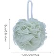 thumbnail image 2 of Esponja de baño de malla, Bola de ducha exfoliante, accesorio de limpieza con pompón, 2 of 5