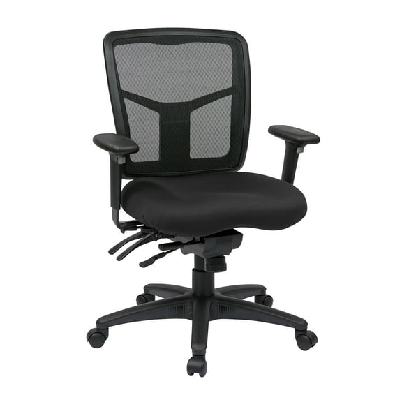 Pro-Line II ProGrid Mid-Back Manager's Chair with FreeFlex Fabric Seat, Coal