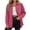 *Pink, variant on ClodeEU Women's Oversized Corduroy Shacket,Lapel Collar Long Sleeve Button Down Shirt Jacket,Casual Fall Winter Outerwear ,Women's Plus L