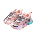 thumbnail image 2 of piuwrlz Toddler Sneakers for Girls Illuminated Shoes Pink Size 22, 2 of 8
