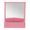 pink, variant on Tachiuwa Non Reversing Mirror Versatile Use Inverted Mirror for Dresser Bedroom Table pink