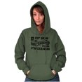 thumbnail image 4 of US Army Logo My Son Defending Freedom Unisex Plus Size Hoodie Brisco Brands 3X, 4 of 5