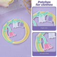 thumbnail image 3 of 26pcs Iron On Letters for Fabric Sewing Iron On Letters for Clothing DIY Letters Decors, 3 of 4