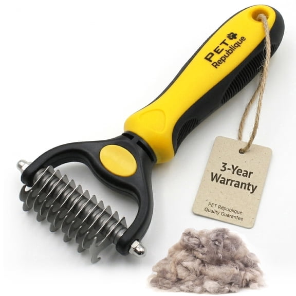 Pet Republique Cat & Dog Dematting Tool – Dual-Side Dematter 6 11 Teeth