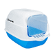 thumbnail image 1 of Arenero  Bloosom Sanitario Cerrado Para Gato Con Pala Puerta Abatible Azul, 1 of 4