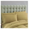 thumbnail image 5 of 7 Piece Comforter Set Bag Solid Color All Season Soft Down Alternative Blanket & Luxurious Microfiber Bed Sheets, Camel, Queen (Pack of 4), 5 of 7