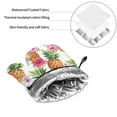 thumbnail image 6 of Cauagu Hawaiian Pineappl Print Oven Mitts and Pot Holders 4 pcs Set,Extra Thicken Long Kitchen Oven Glove Potholders BBQ Gloves-Oven Mitts and Pot Holders(11 Inch), 6 of 6
