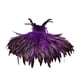 thumbnail image 5 of Pañuelo de plumas góticas para el hombro, disfraz de cosplay para mujeres y hombres, carnavales púrpura, 5 of 8