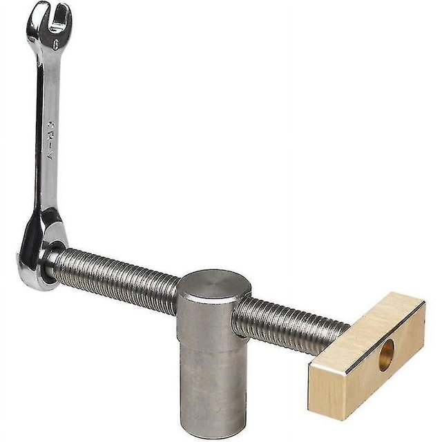 Herramienta auxiliar para mesa de carpintería, abrazadera de escritorio, abrazadera rápida de latón, tornillo de posicionamiento(20mm)