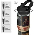 thumbnail image 3 of 30oz Horror Movies Tumbler with Lid and Flip Straw,Gift for Man Women, Halloween Stainless Steel Insulated Cup, Travel Coffee Mug, Terror Water Bottle for Fans, 3 of 6