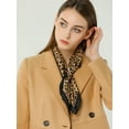 thumbnail image 5 of INSPIRE CHIC Women's Animal Leopard Print Square Scarf Kerchief Neckerchief, 5 of 6