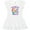 AA-White, variant on Inktastic This Mermaid is 4 Years Old Girls Toddler Dress