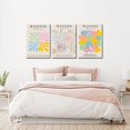 thumbnail image 6 of Set of 3 Framed Matisse Colorful Flower Market Canvas Wall Art Abstract Exhibition Posters Minimalist Prints Painting Wall Decor for Aesthetic Room Bedroom Living Room 12"x16"x3, 6 of 14