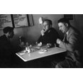 thumbnail image 2 of Restaurant C1939. Nmen Sitting In A Restaurant Probably Wisconsin. Photograph By John Vachon 1939. Print by, 2 of 4